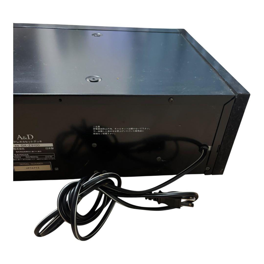 希少　電源OK 【ジャンク】 A＆D ステレオカセットデッキ GX-Z9100