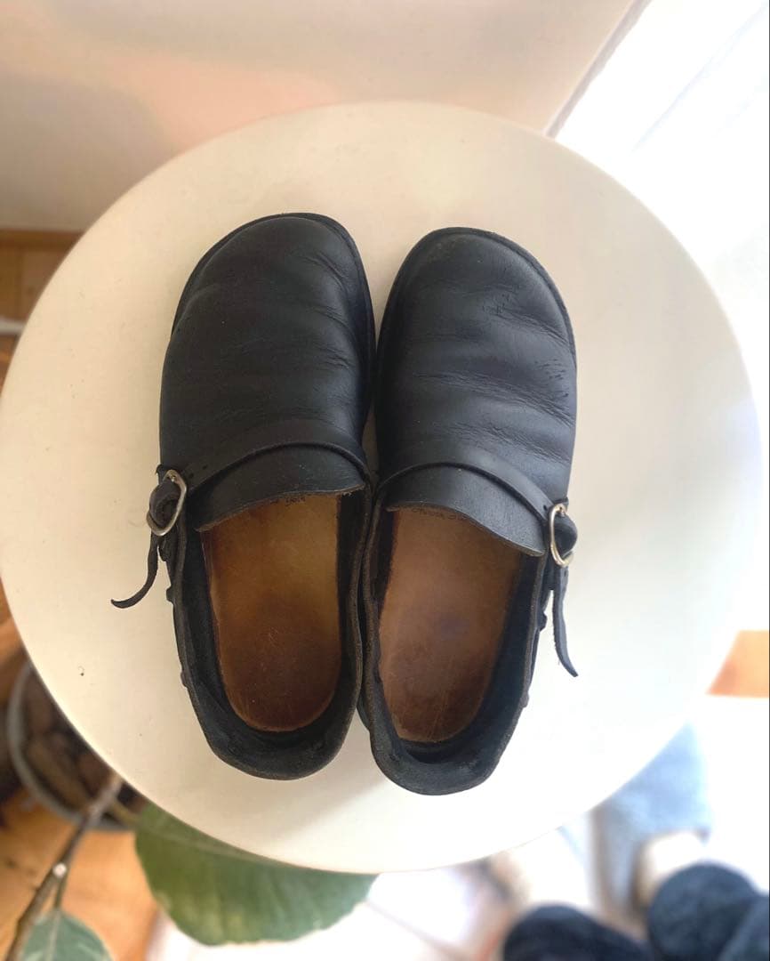 【Aurora Shoes 】ミドルイングリッシュレディース　ブラック8D