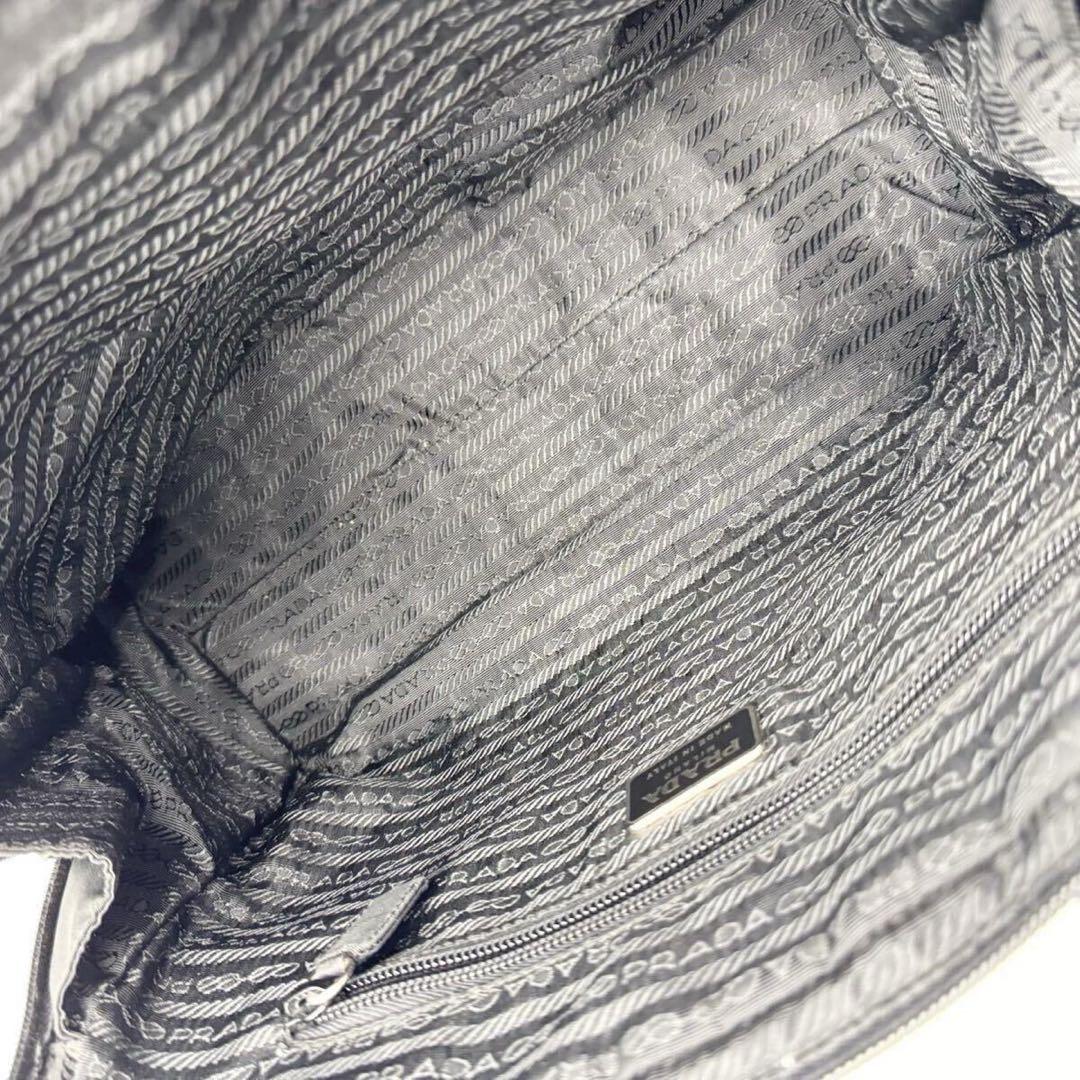 PRADA プラダ テスート ナイロン ミニボストン 三角ロゴ ブラック 黒