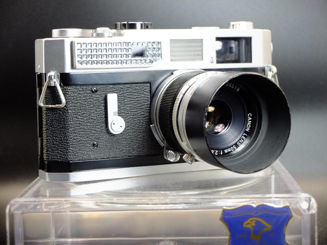 キャノン７／キャノンレンズ50mmf2.8Ⅱフード付【実写確認整備済】