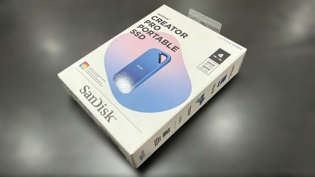 外付けハードディスク・ドライブ SanDisk Creator Pro Portable SSD 4TB