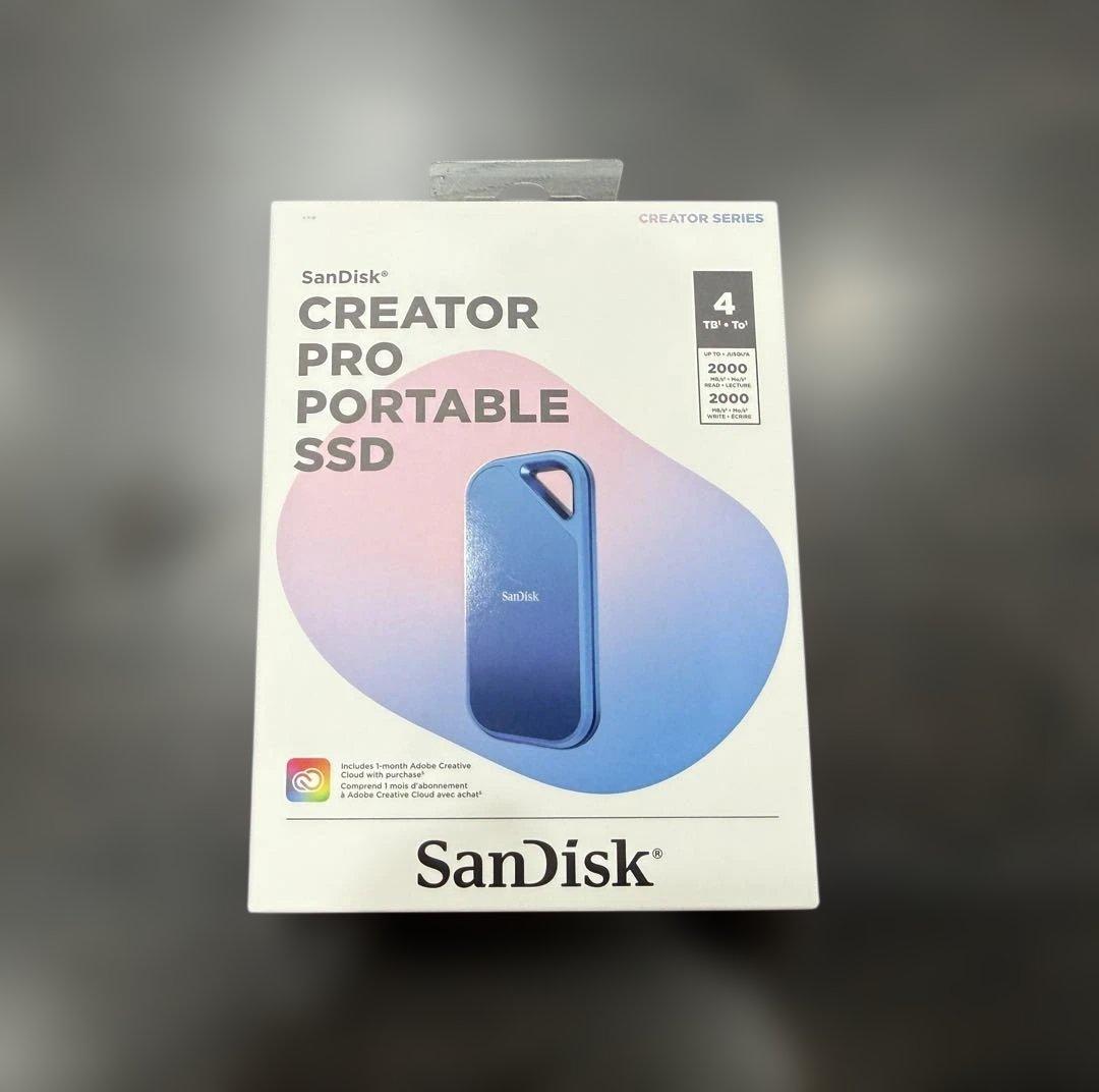 外付けハードディスク・ドライブ SanDisk Creator Pro Portable SSD 4TB