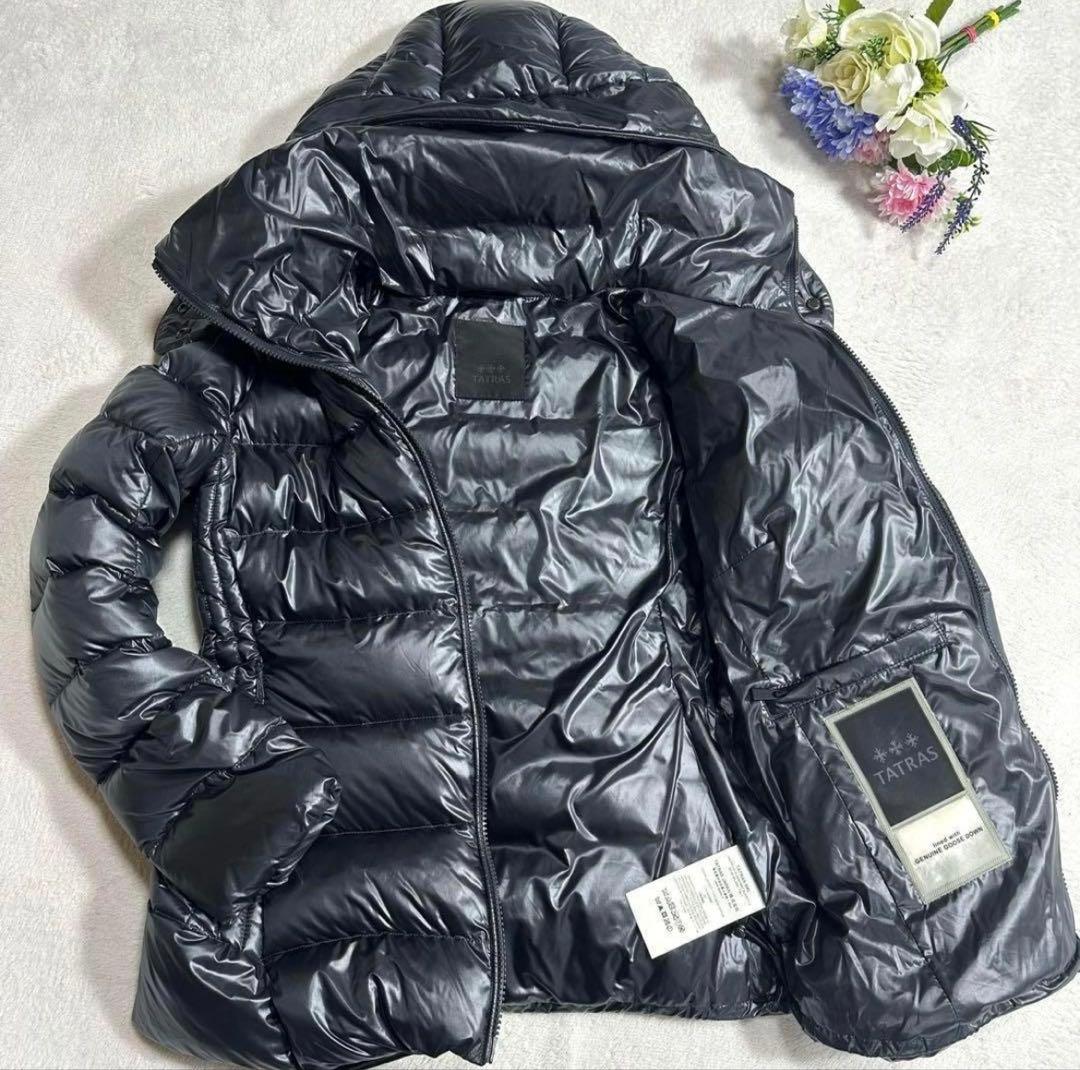 【美品】TATRAS　タトラス　ドレーナダウン　ジャケットグレー　Sサイズ