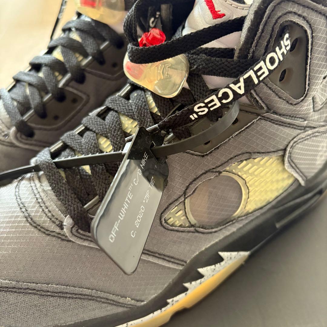 期間限定値下げ‼️超美品Air Jordan 5 off-white 28.5cm