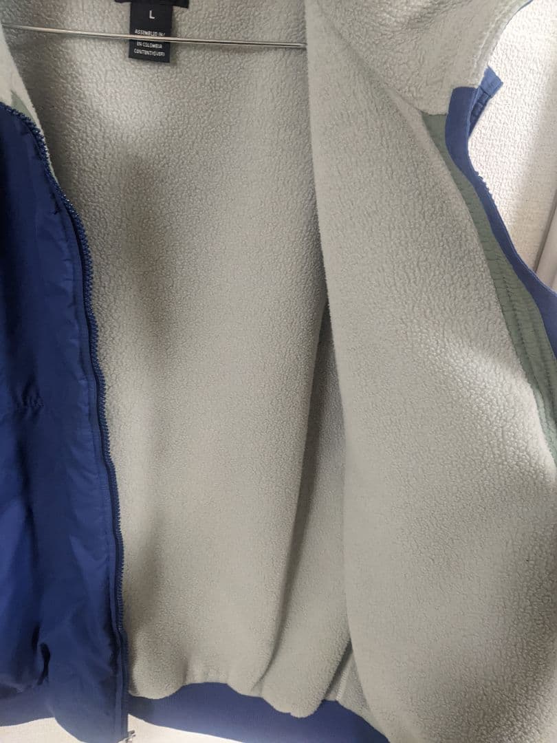 パタゴニア シェルドシンチラベスト ナイロン　ブルー　サイズＬ　90年代