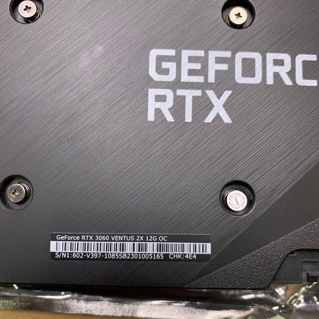ジャンク　GeForce RTX 3060 VENTUS 2X 12G OC