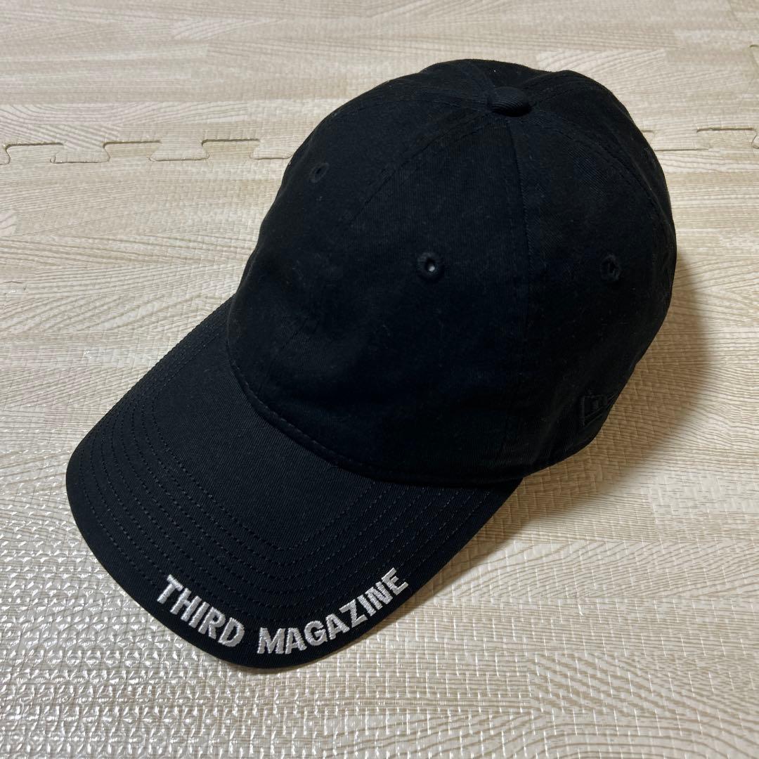 new era third magazine 別注キャップ　ブラック