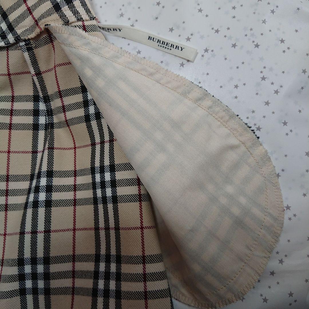 【新品未使用】BURBERRY/バーバリー ノバチェックミニスカート160Ａ