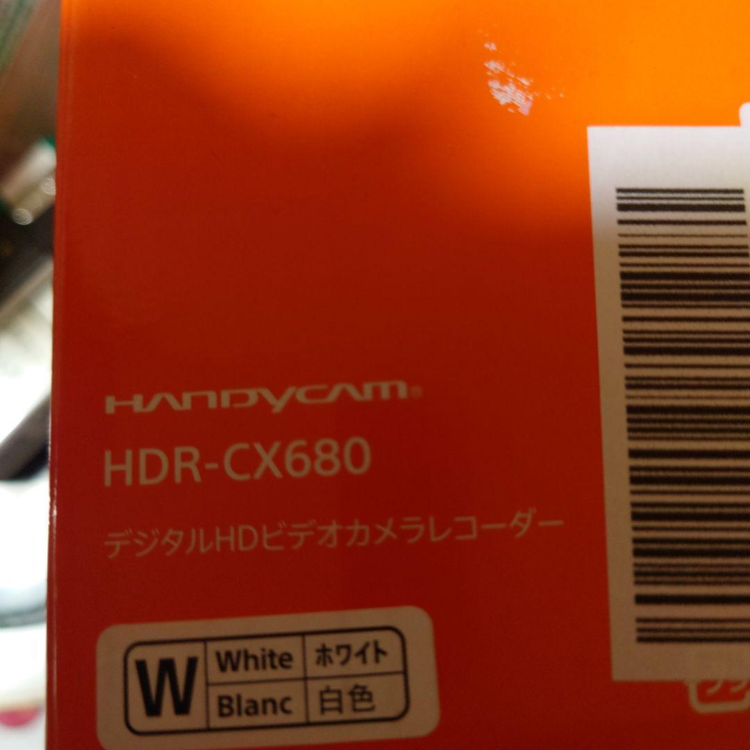 SONY HDR-CX680 ビデオカメラ 本体 ホワイト