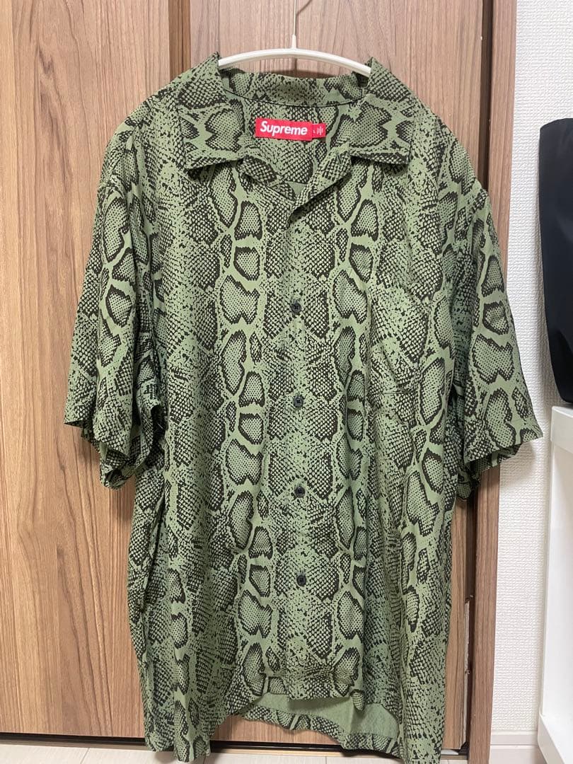 【Lady】Supreme Snake S/S shirt Olive