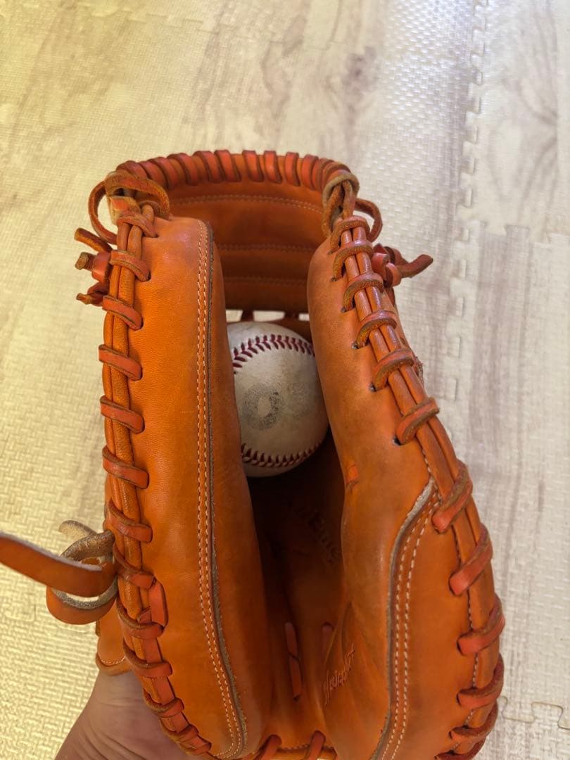 B*A様 Mizuno グローブエース オレンジ