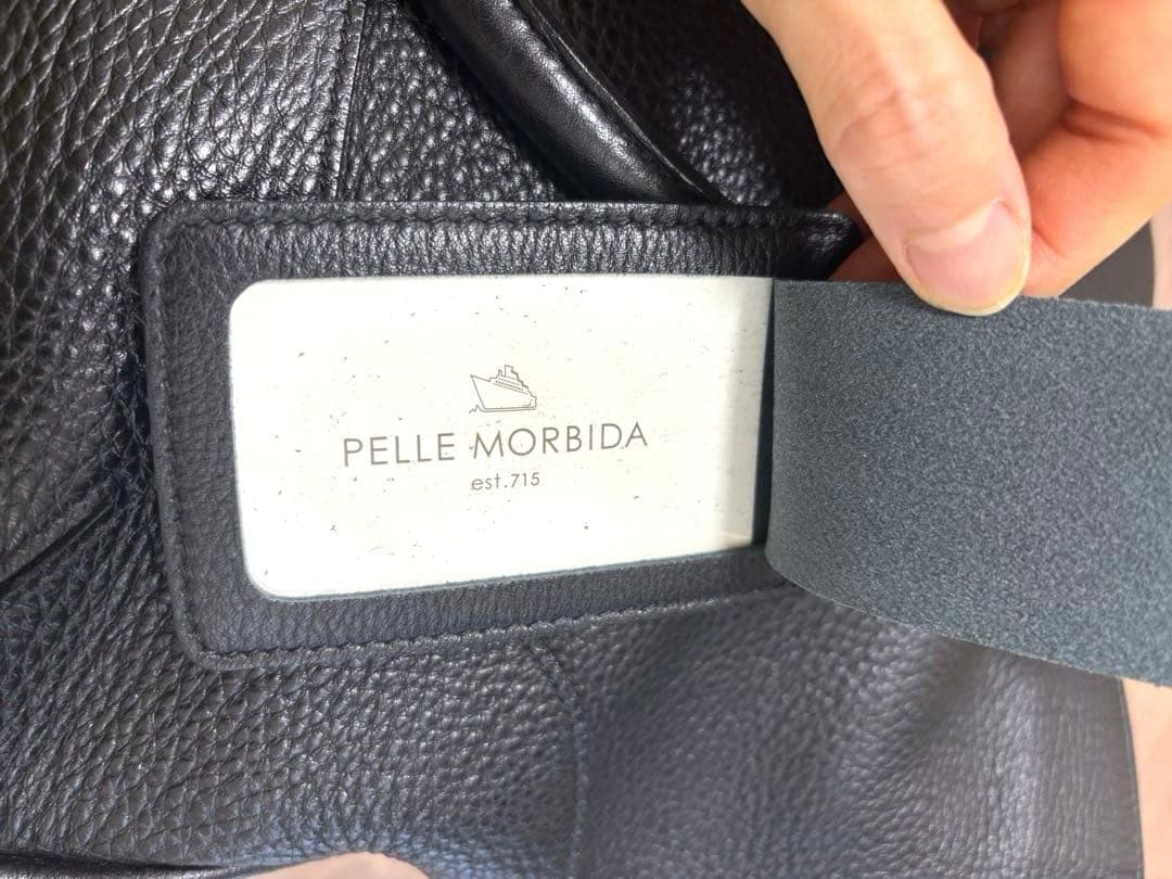 ペッレモルビダ　レザー トートバッグ A4サイズ　※ショルダーベルトと巾着付き