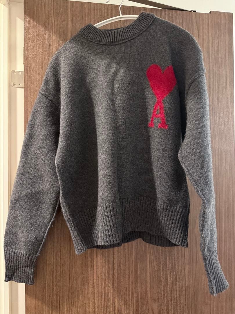 AMIPAIRS グレー　アミパリス　ニットセーター