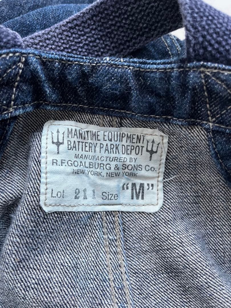 colimbo コリンボ デニム ビブ オーバーオール M カスタム ステンシル