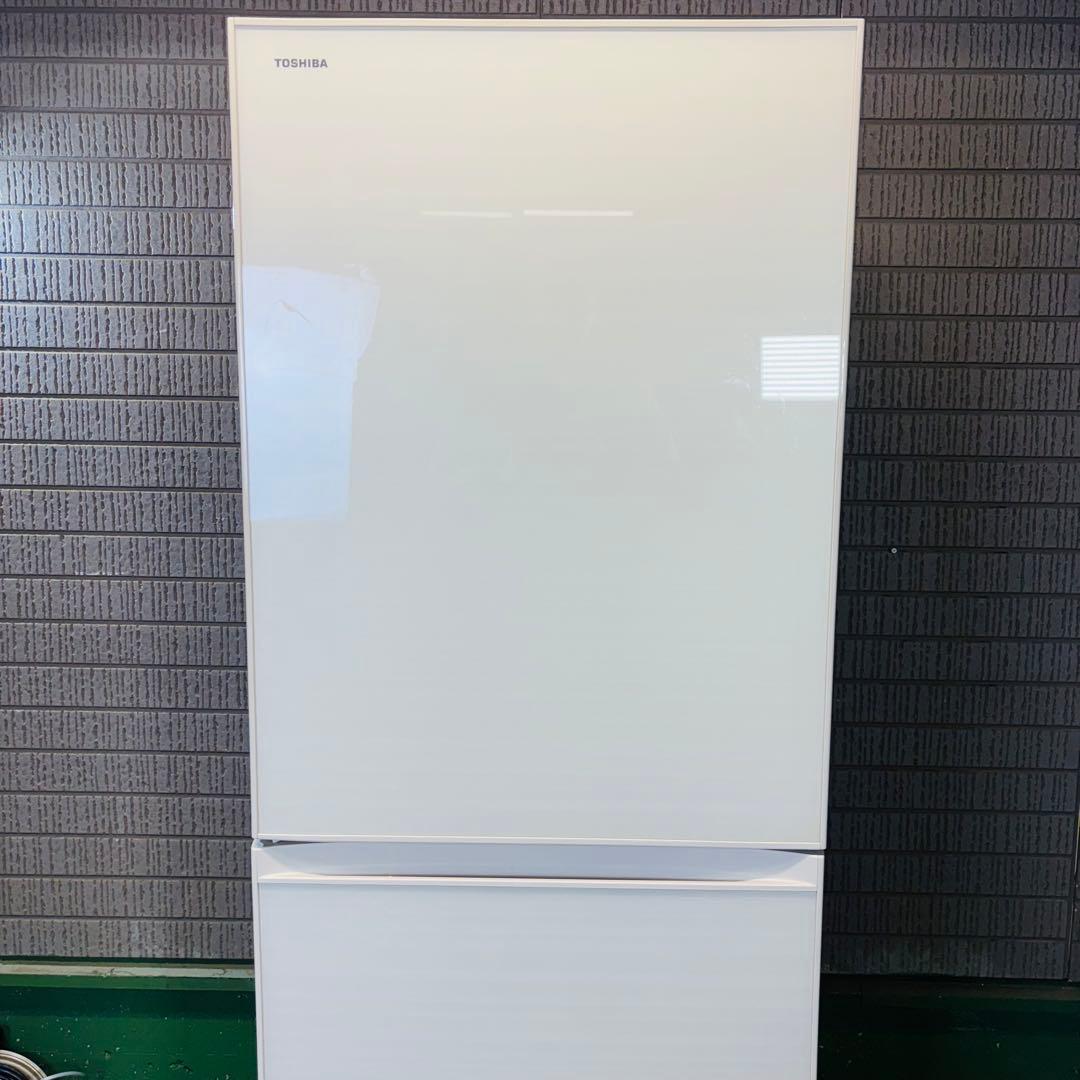 TOSHIBA 363L 冷蔵庫 大容量 ガラストップ【地域限定配送無料】