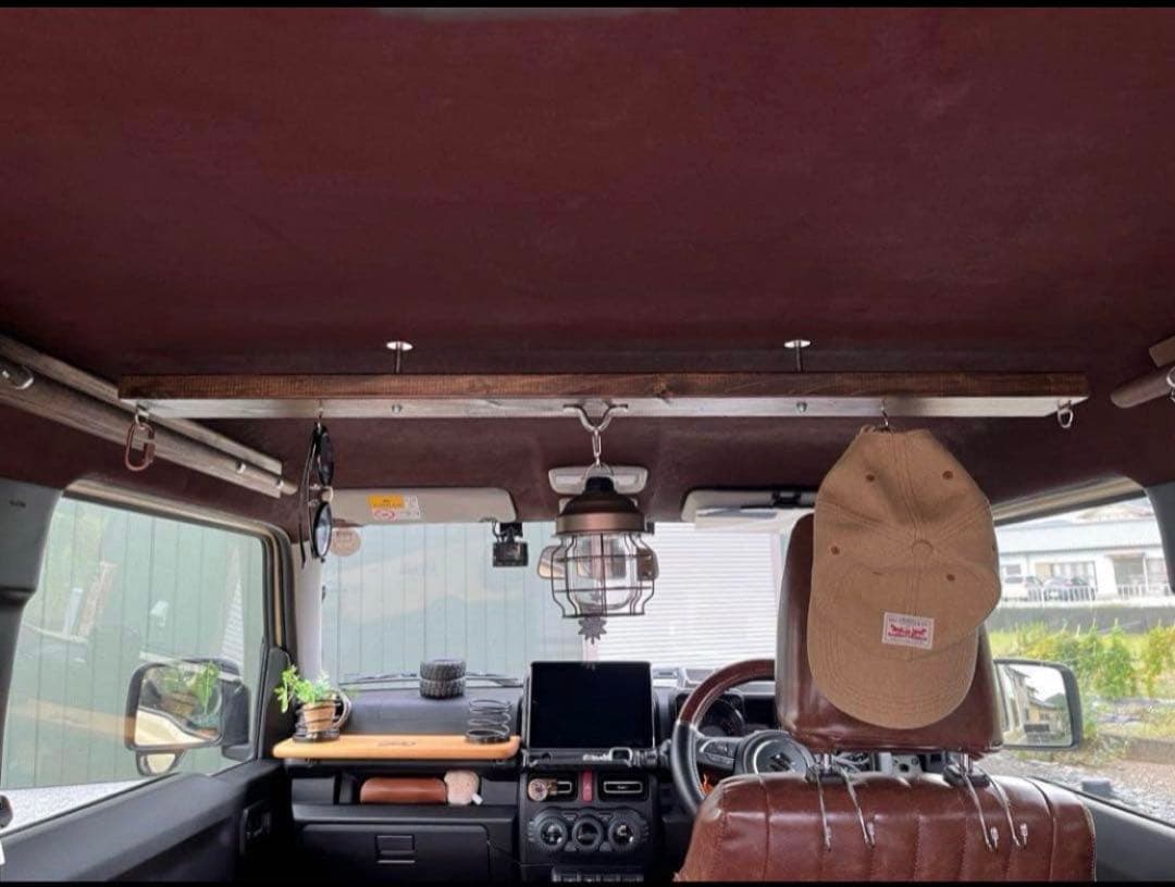 【タナカ】ジムニー(JB64/JB74)ウッドパーツセット（ウォルナット）