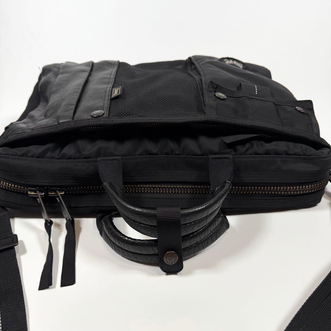 【極美品】ハーヴェストレーベル　ビジネスバッグ　2way カスタム　ブラック