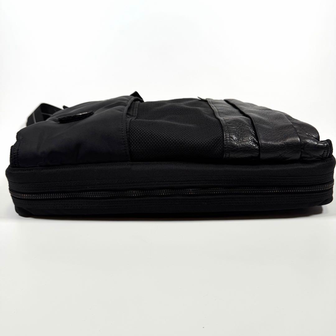 【極美品】ハーヴェストレーベル　ビジネスバッグ　2way カスタム　ブラック