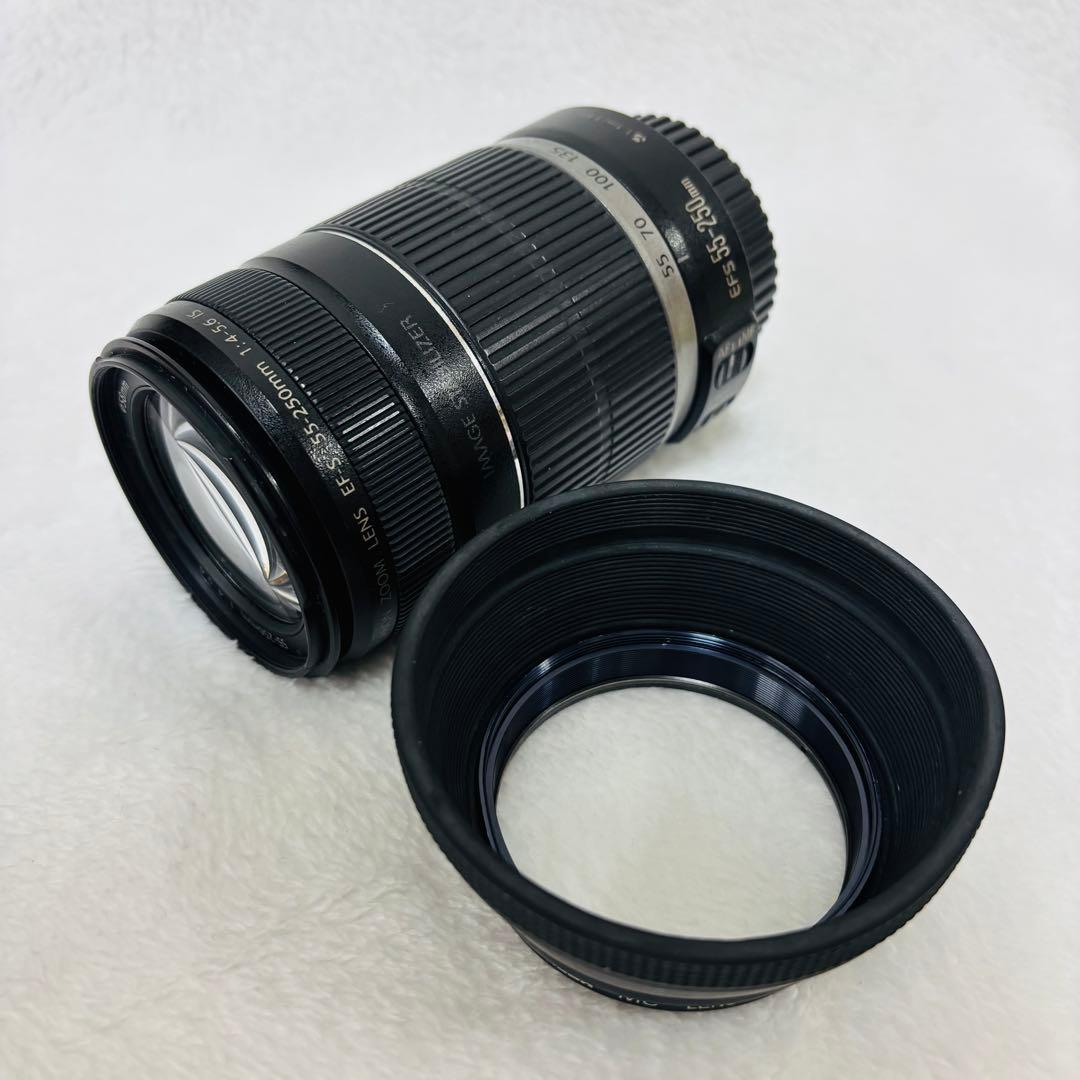 Canon EFS 55-250 1.1m/3.6ft レンズ