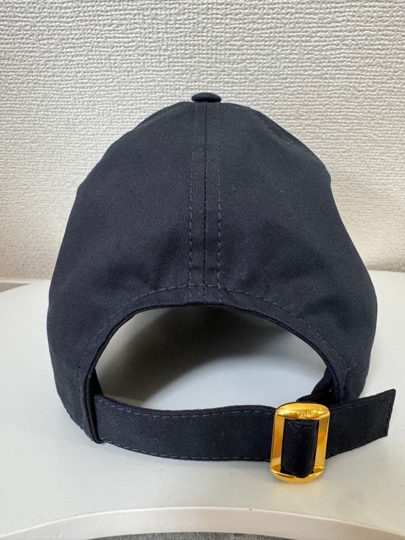 【CELINE】セリーヌ　ベースボールキャップ　ブラック　Mサイズ