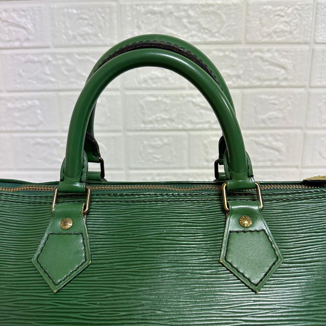 LOUIS VUITTON エピ　スピーディ　40 グリーン ボストンバッグ