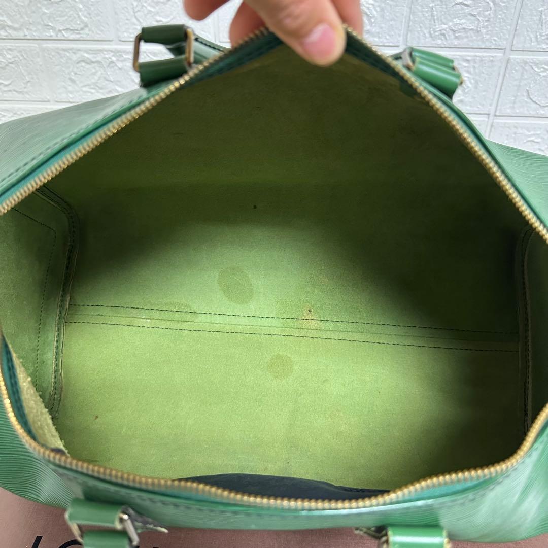 LOUIS VUITTON エピ　スピーディ　40 グリーン ボストンバッグ