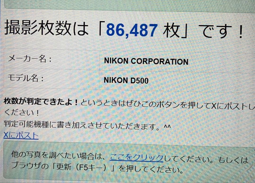 Nikon D500 デジタル一眼レフカメラ　ニコン　一眼　ボディ