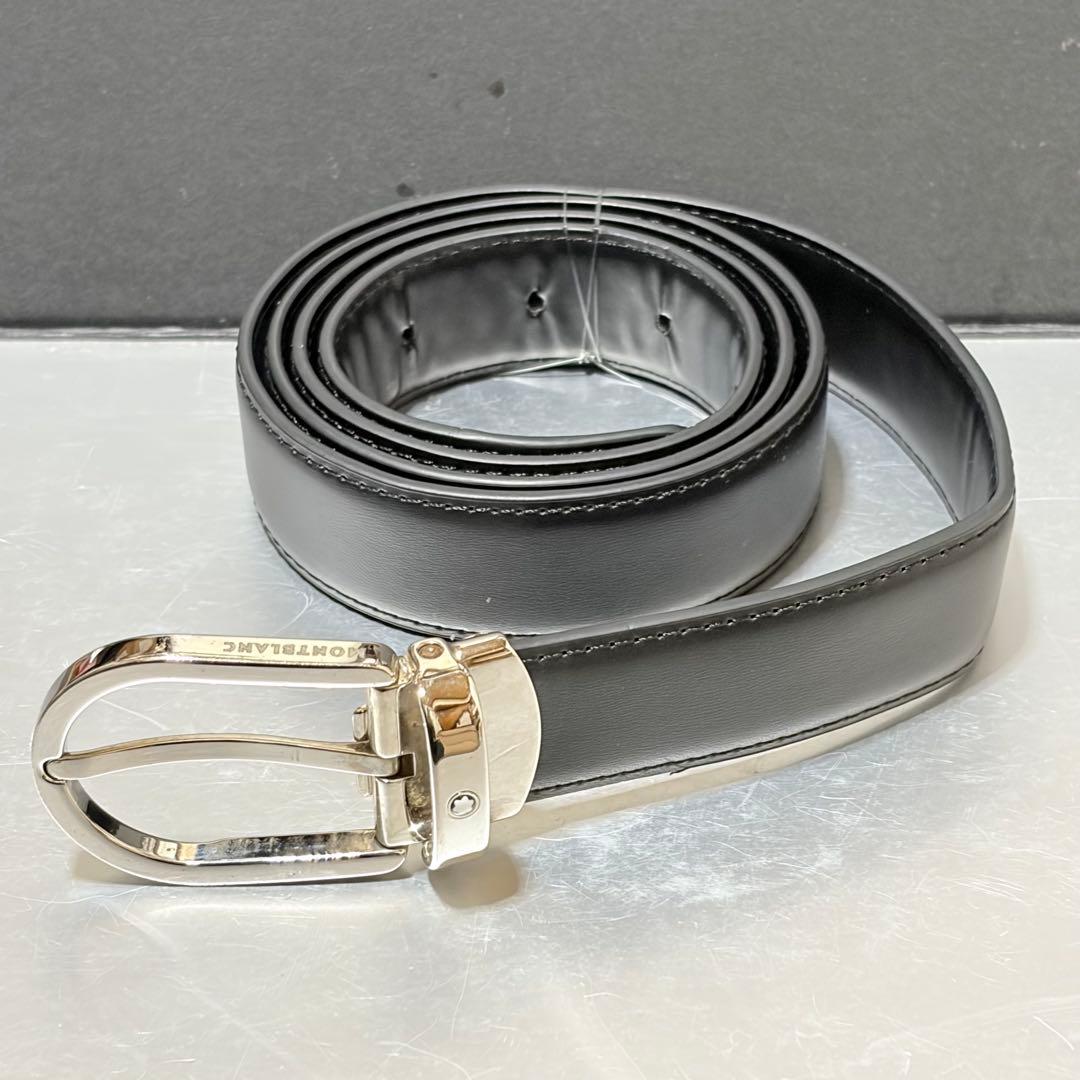 美品　モンブラン　マイスターシュテュック　スター　レザー　ブラック