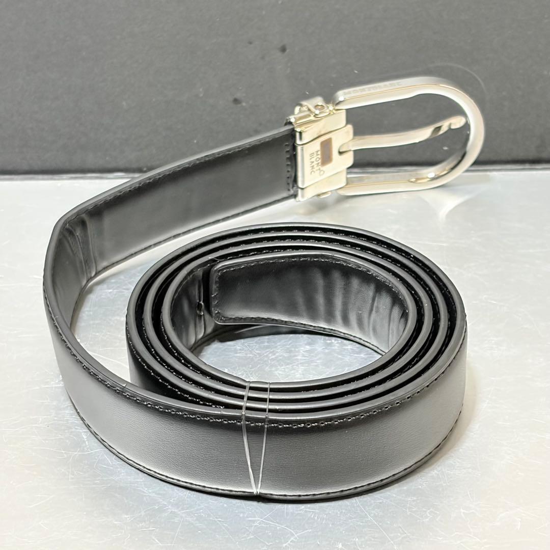 美品　モンブラン　マイスターシュテュック　スター　レザー　ブラック