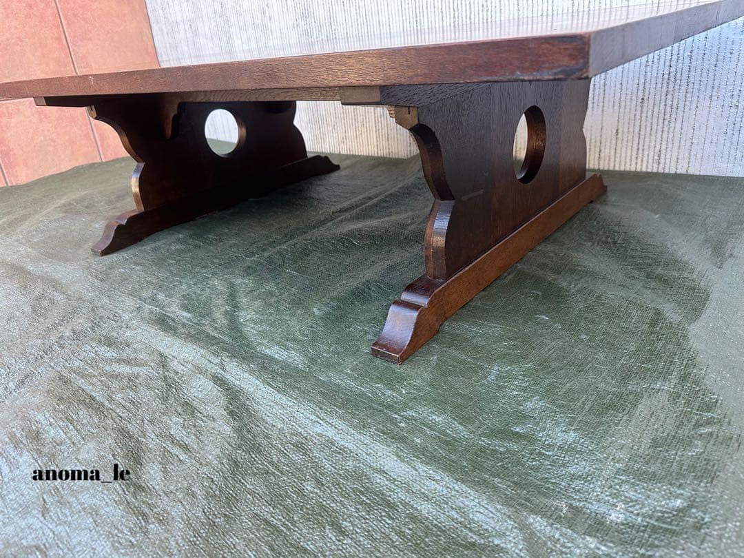 【ローテーブル】松本民芸家具　和家具　折り畳み座卓　ジャパンヴィンテージ◎