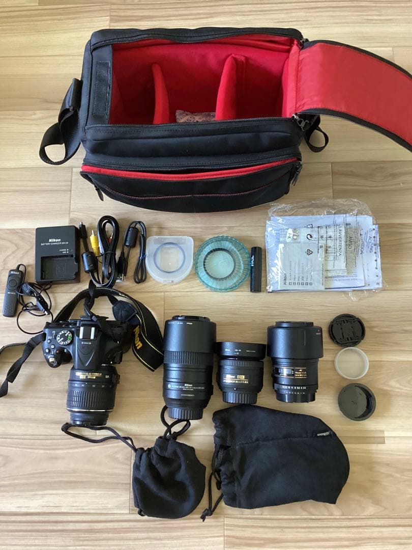 Nikon D5200 デジタル一眼レフカメラ一式（中古・フルセット）
