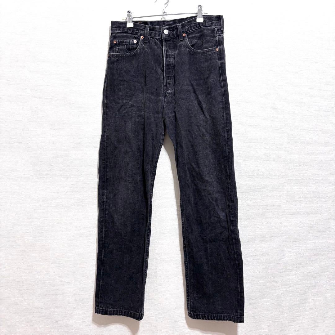 【Levi's】501 ブラックデニム　ユーロリーバイス　フランス製　32/34