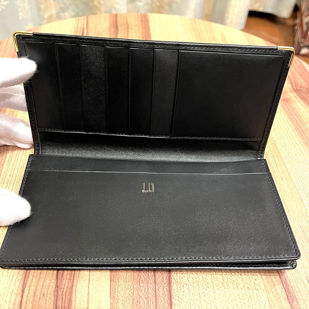 ✨未使用品✨dunhill ダンヒル 長財布 ロングウォレット レザー ブラック