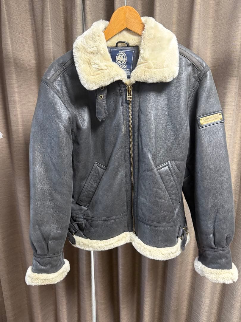 マ*ー様 BOSS ボスジャン レザージャケット Lサイズ 2000年限定版