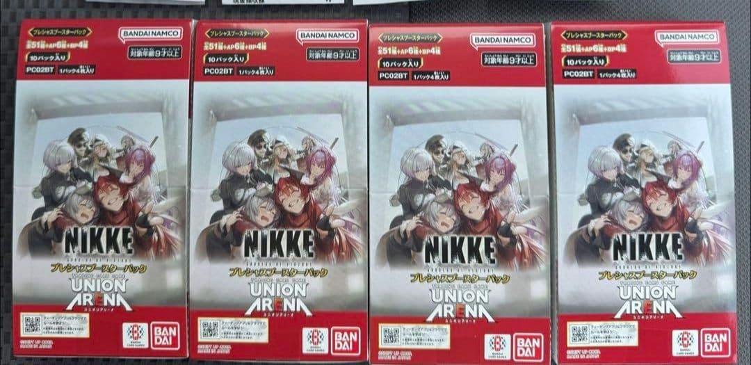 ユニオンアリーナ 勝利の女神 NIKKE プレシャスブースターパック 4BOX