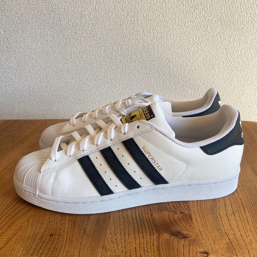 【新品】 adidas スーパースター スニーカー ホワイト 27.5