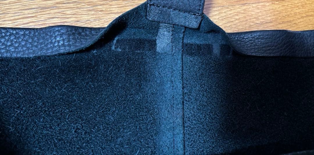 ITTI マリーバケットショルダートートバッグ レザー ブラック