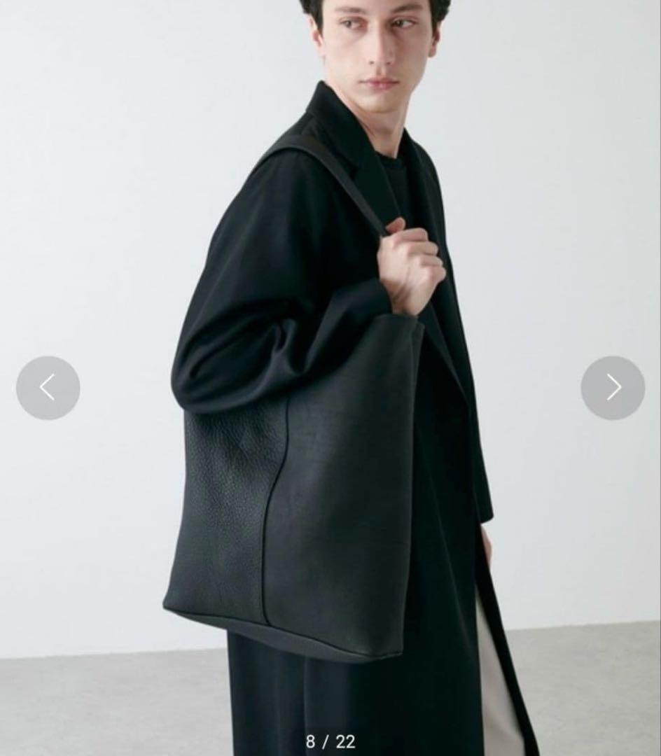 ITTI マリーバケットショルダートートバッグ レザー ブラック