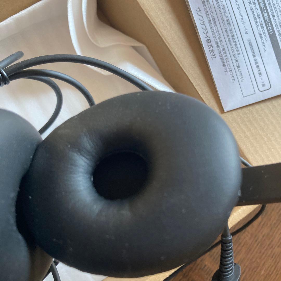 サンワサプライ ノイズキャンセリングマイク付きUSBヘッドセット(両耳タイプ)