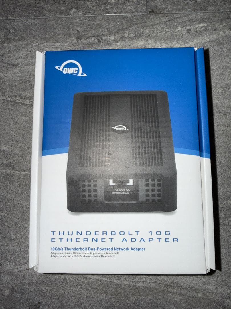 【へへへへ】OWC Thunderbolt 3 10G Ethernet