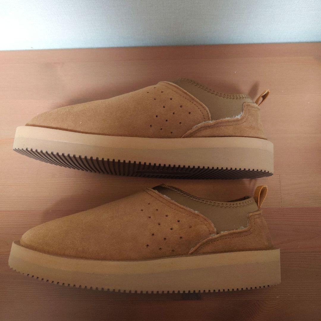 ふむ様 SUICOKE スイコック ムートンサボ スリッポン ブラウン 24cm