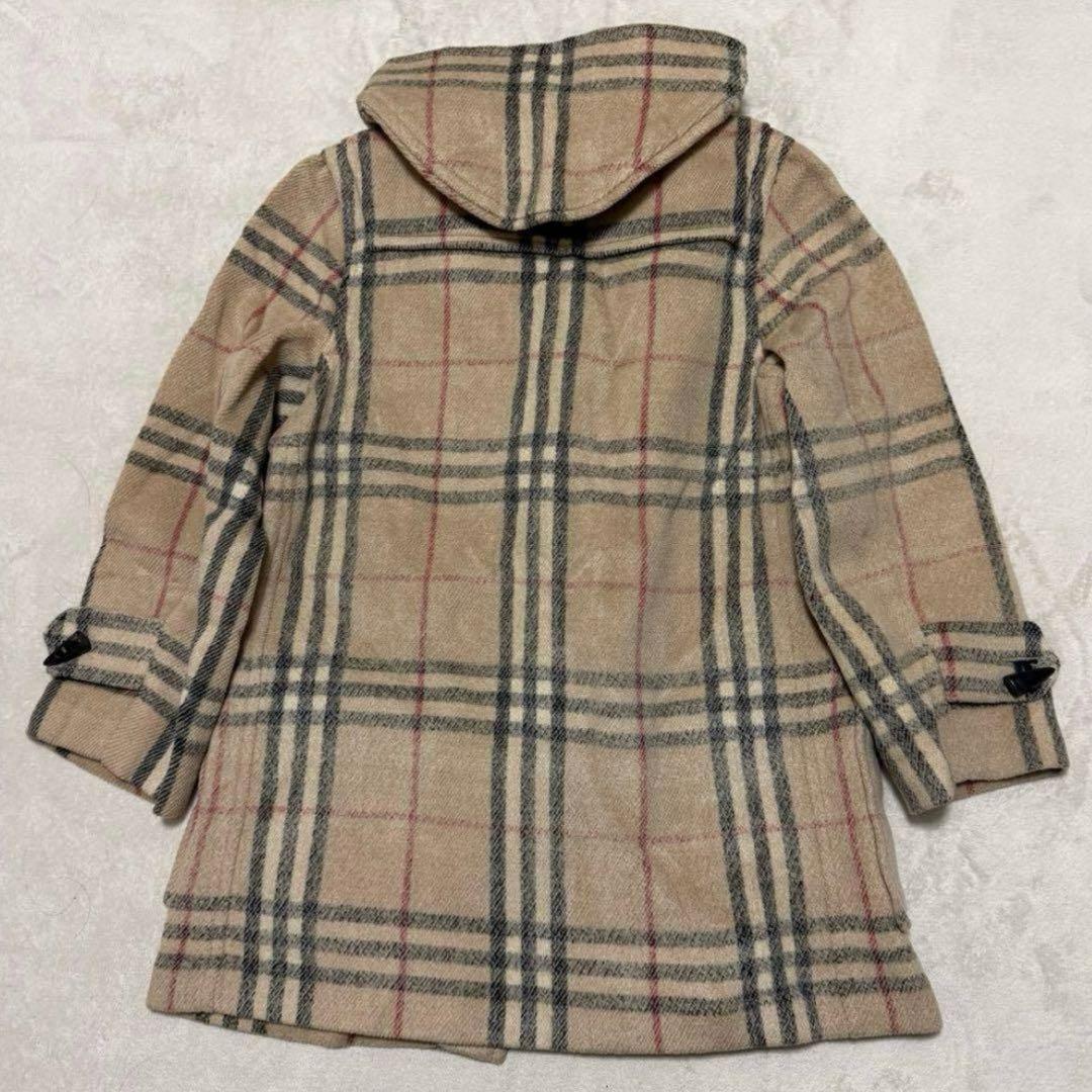 美品　バーバリーロンドン　ダッフルコート　霜降りノバチェック　L〜XL ベージュ