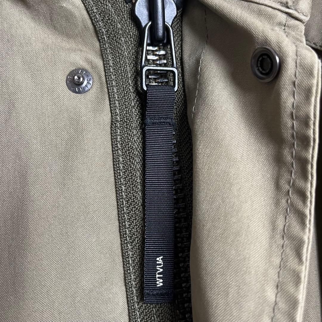 751 ダブルタップス初期M-51袖リブ付フェイクファー縁フードミリタリー仕様