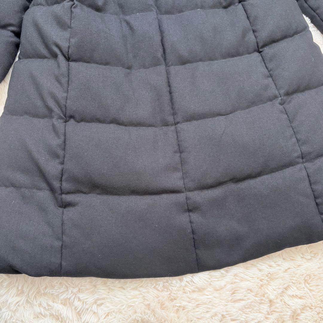 高級✨マッキントッシュフィロソフィー ベルト付きダウンコート フード　38