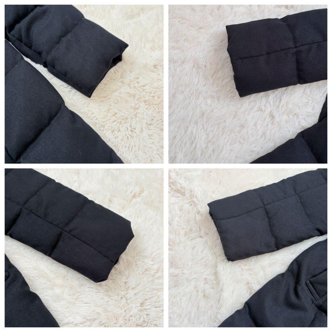 高級✨マッキントッシュフィロソフィー ベルト付きダウンコート フード　38