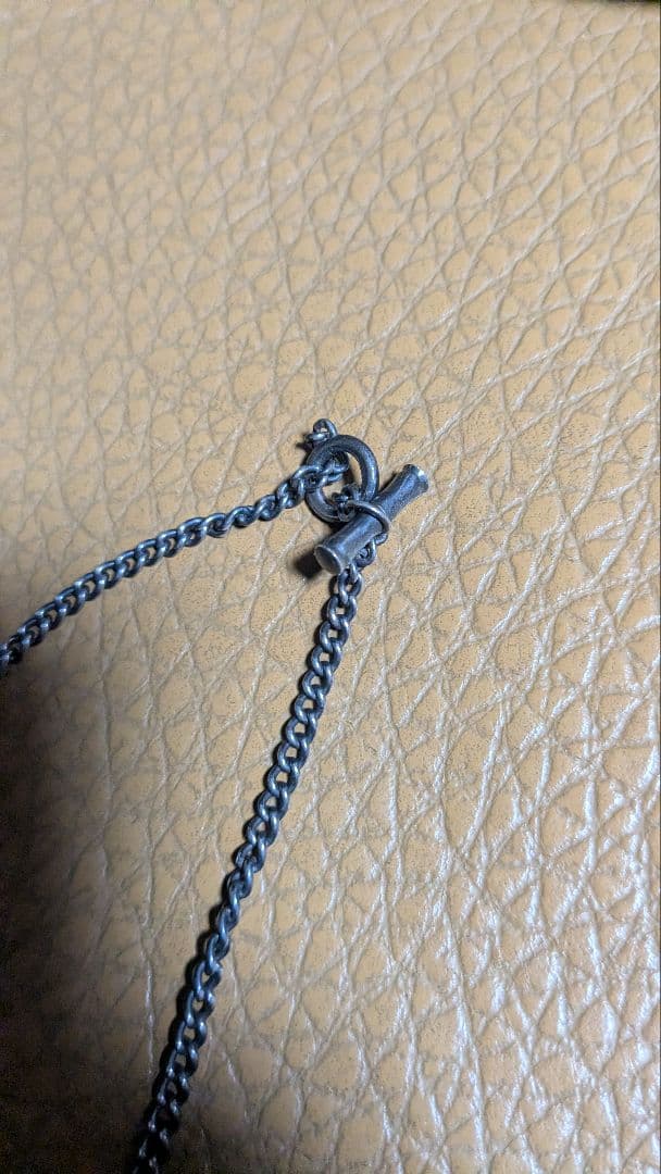 the letters シルバー925 チェーンネックレス