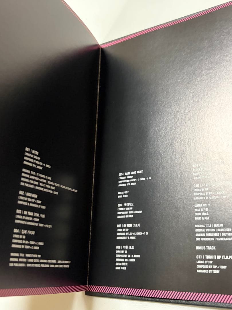 K-POP・アジア GD&TOP ALBUM HIGH HIGH BIGBANG