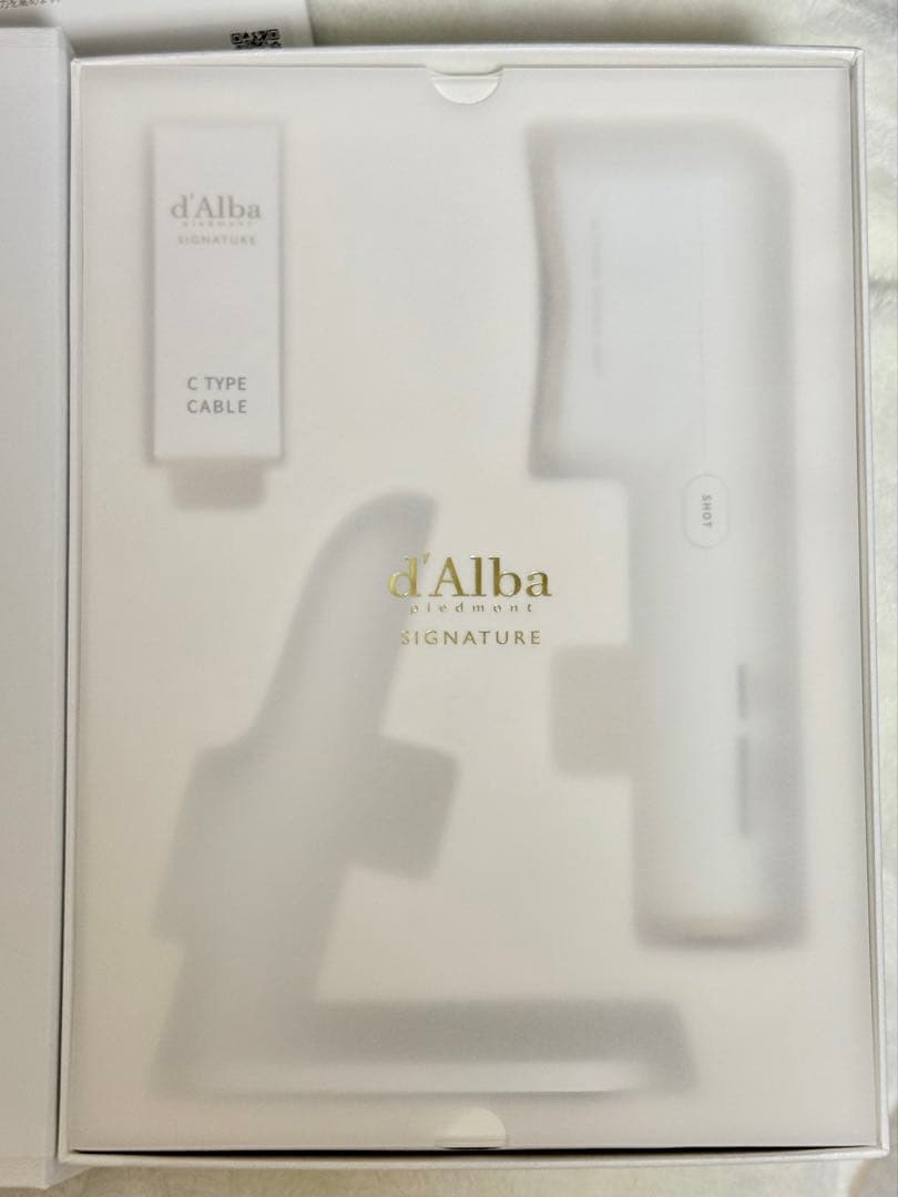 値下げ★d’Alba ダルバ オールセラ ダブルショット 美顔器 正規品