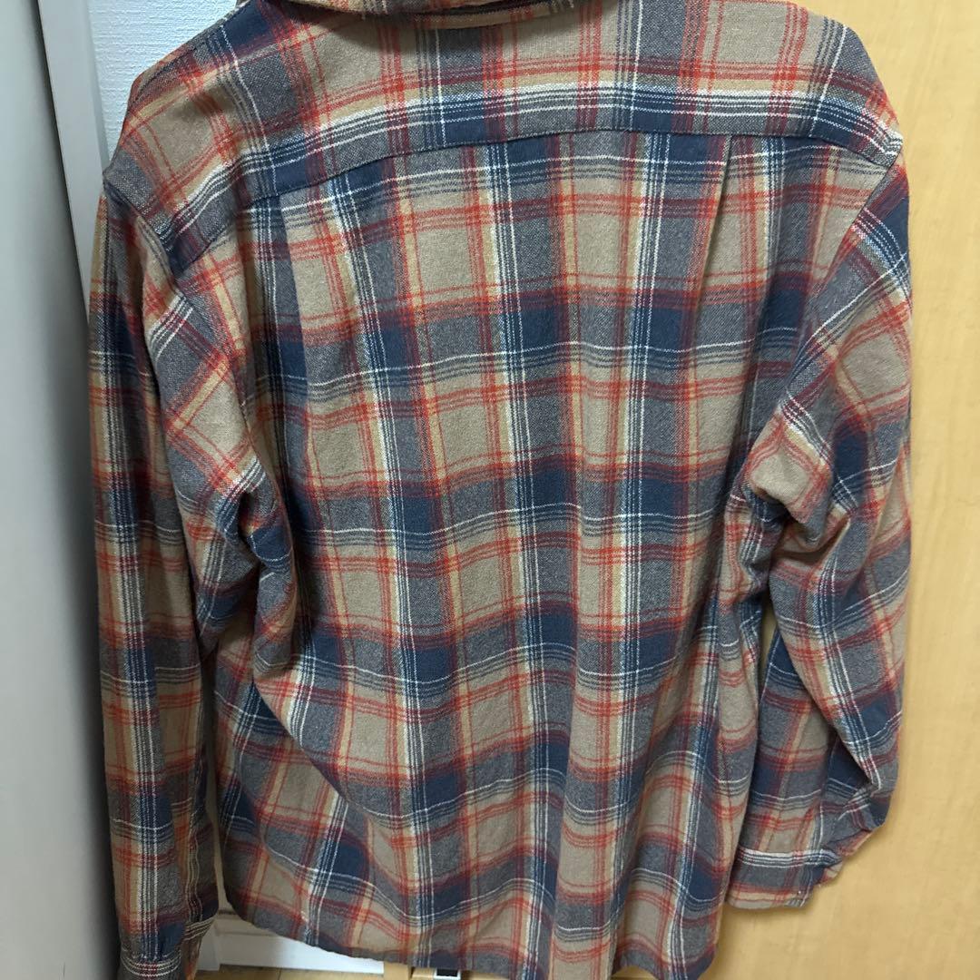 は*)様 Pendleton チェック柄ネルシャツ Lサイズ　ヴィンテージ
