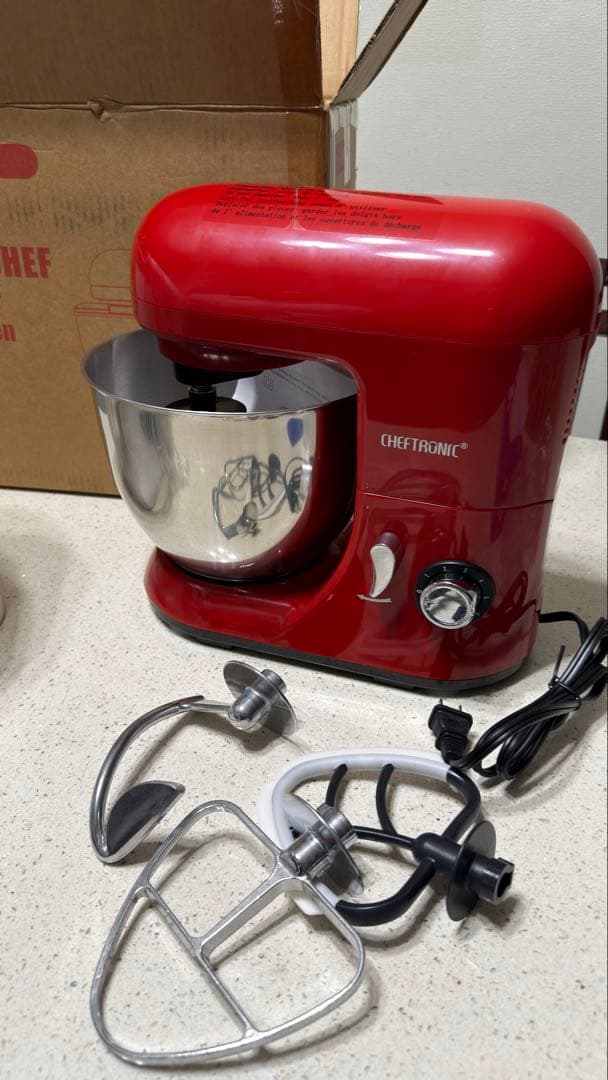 CHEFTRONIC スタンドミキサー 赤
